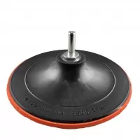 Тарелка опорная 150 мм для УШМ, с липучкой, с цилиндрическим хвостовиком (2684)